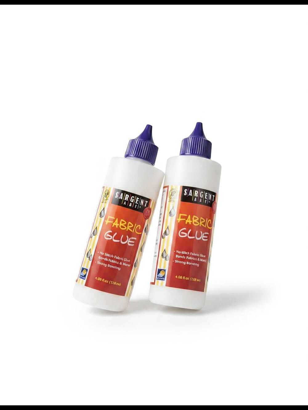 New Fabric Glue with Purple Cap - 2 Pack